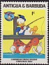 Antigua and Barbuda 1984 Walt Disney 1 ¢ Multicolor Scott 808. Antigua & Barbuda 1984 Scott 808 Walt Disney Donald Duck. Uploaded by susofe